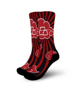 Akatsuki Village Hidden Rocks Socks Costume Symbol Socks GAS1801 Small Official Anime Socks Merch