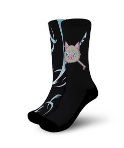 Demon Slayer Socks Inosuke Custom Demon Slayer Anime GAS1801 Small Official Anime Socks Merch