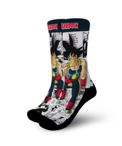 Dragon Ball Bardock Socks Mixed Manga Amime Socks GAS1801 Small Official Anime Socks Merch