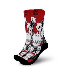Katsuki Bakugou Socks My Hero Academia Anime Socks Mixed Manga GAS1801 Small Official Anime Socks Merch