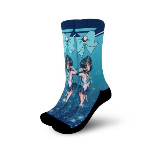 Sailor Mercury Socks Sailor Moon Uniform Anime Socks GAS1801 Small Official Anime Socks Merch