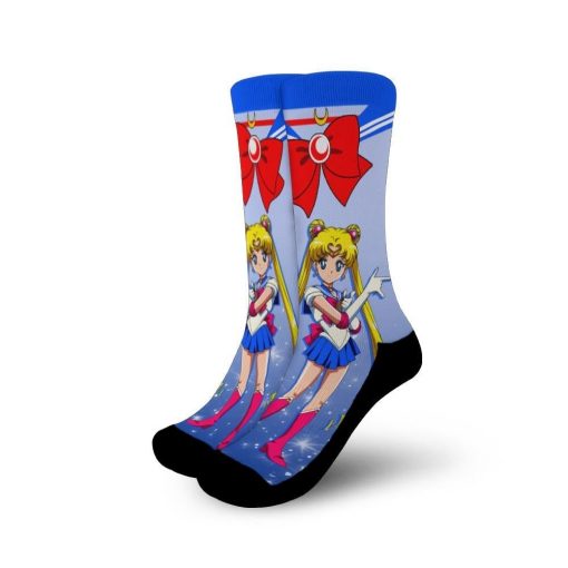 Sailor Moon Socks Sailor Uniform Custom Anime Socks GAS1801 Small Official Anime Socks Merch